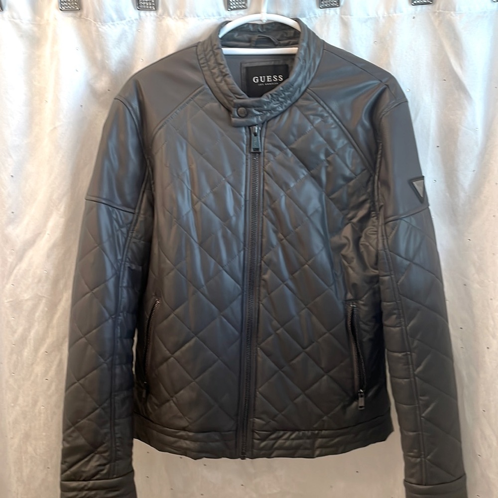 Guess jacket size medium color gray